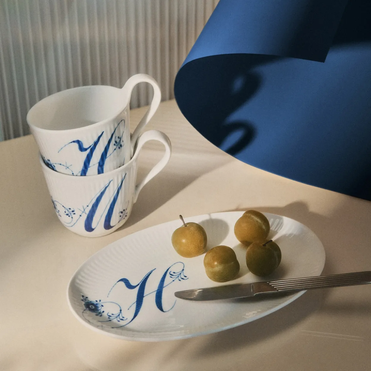 Alfabet Kollektion asiet, H, 23,5 cm