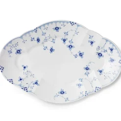 Blå Elements fad, 49 cm