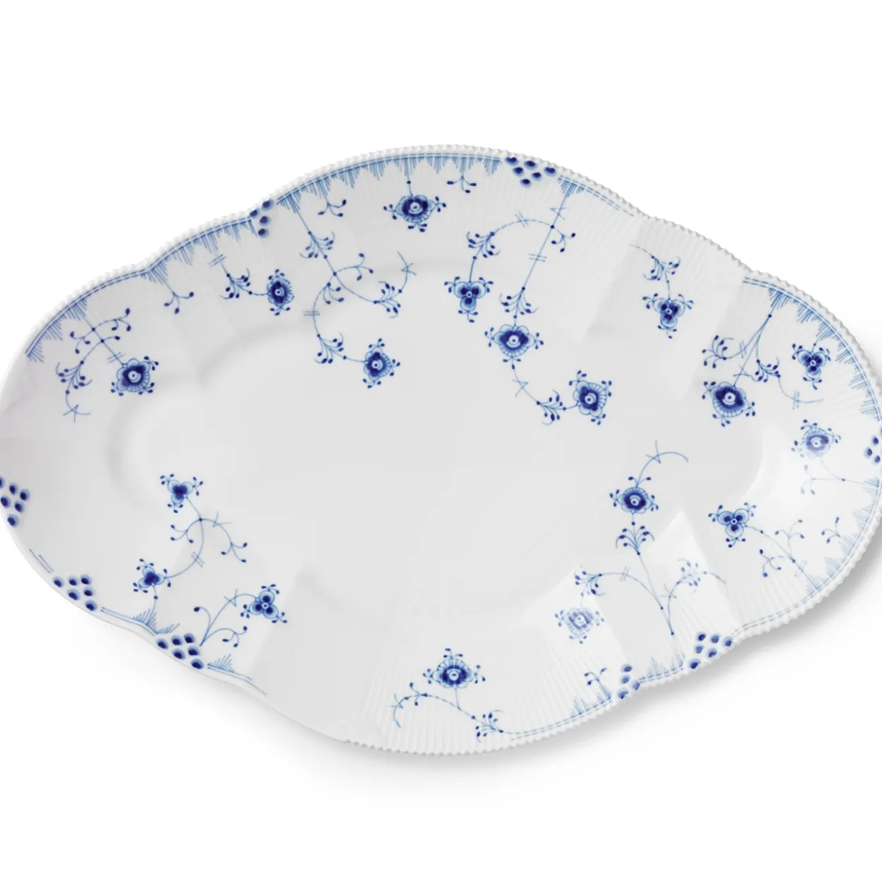 Blå Elements fad, 49 cm