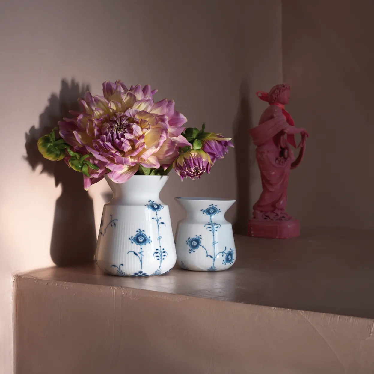 Blå Elements vase, 10 cm