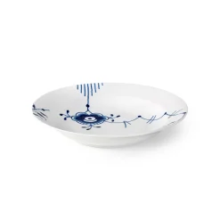 Blå Mega Riflet dyb tallerken, 27 cm