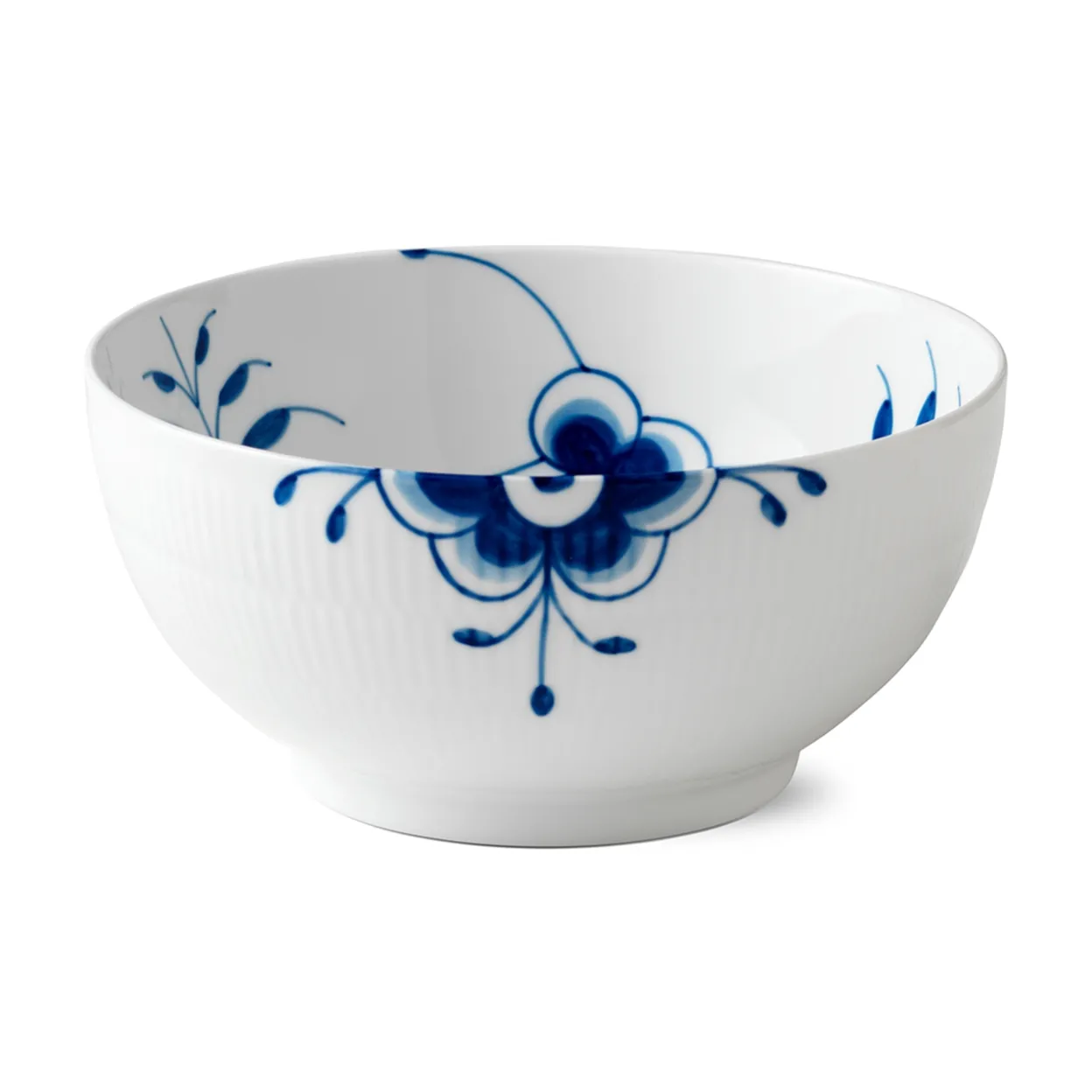 Blå Mega Riflet skål, 310 cl