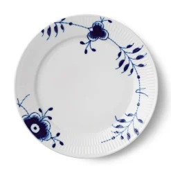 Blå Mega Riflet souffléskål, 9 cm, 2 stk.