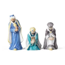 Figurer krybbespil, de tre vise mænd, 19 cm, 12,5 cm, 14,5 cm, 3 stk.