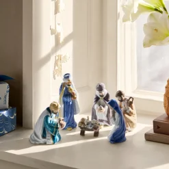 Figurer krybbespil, de tre vise mænd, 19 cm, 12,5 cm, 14,5 cm, 3 stk.