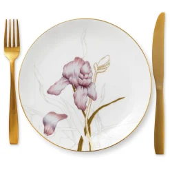 Flora tallerken, Iris, 22 cm
