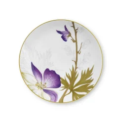 Flora tallerken, Stedmoderblomst, 19 cm