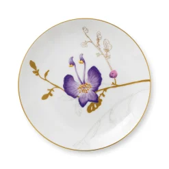 Flora tallerken, Stedmoderblomst, 22 cm