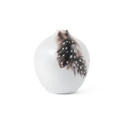 Forårskollektion vase 2025, perlehøne, 13 cm