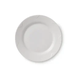 Hvid Elements tallerken, 19 cm