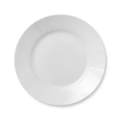 Hvid Elements tallerken, 26 cm