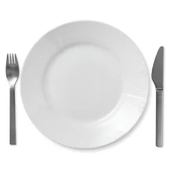 Hvid Elements tallerken, 26 cm