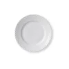 Hvid Helblonde tallerken, 17 cm