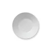 Hvid Riflet dyb tallerken, 17 cm