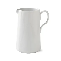 Hvid Riflet kande, 1,5 l