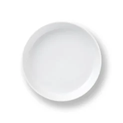 Hvid Riflet ovnfast fad, 18,5 cm