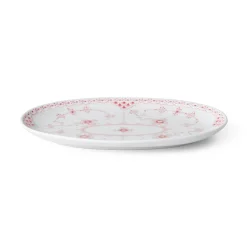 Koral Musselmalet Halvblonde asiet, 23,5 cm