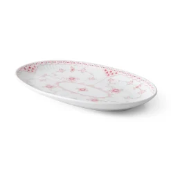Koral Musselmalet Halvblonde asiet, 23,5 cm
