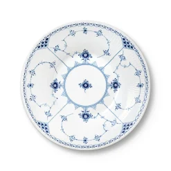 Musselmalet Halvblonde dyb tallerken, 24 cm