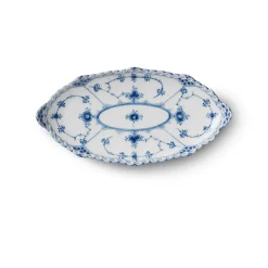 Musselmalet Helblonde asiet, 24,5 cm