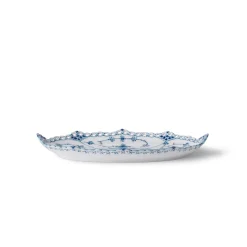 Musselmalet Helblonde asiet, 24,5 cm