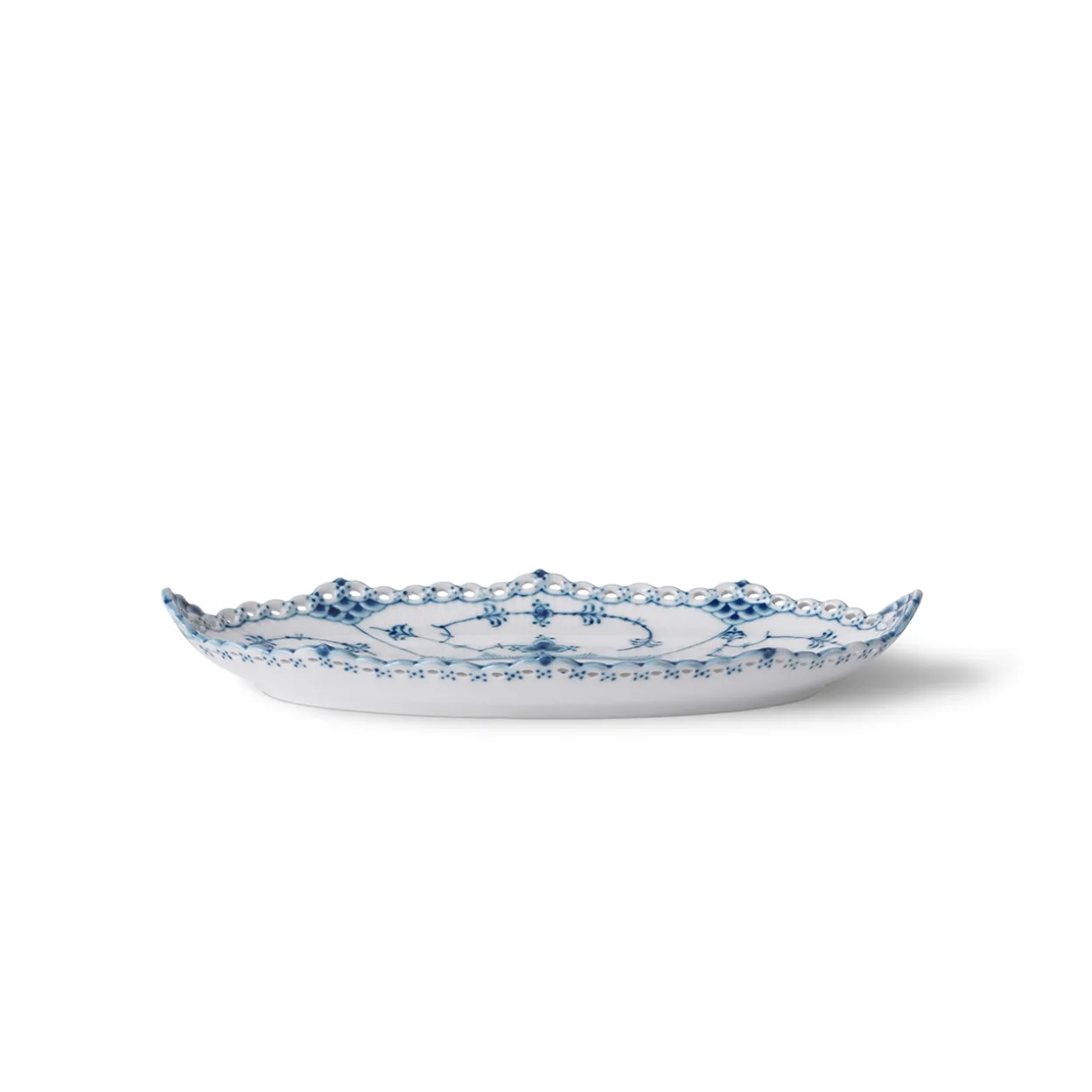 Musselmalet Helblonde asiet, 24,5 cm
