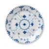 Musselmalet Helblonde tallerken, 25 cm