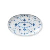 Musselmalet Riflet asiet, 23,5 cm