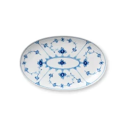 Musselmalet Riflet asiet, 23,5 cm