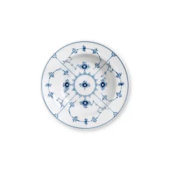 Musselmalet Riflet dyb tallerken, 17 cm