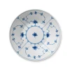 Musselmalet Riflet dyb tallerken, 24 cm
