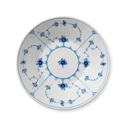 Musselmalet Riflet dyb tallerken, 24 cm