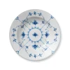 Musselmalet Riflet dyb tallerken, 23 cm