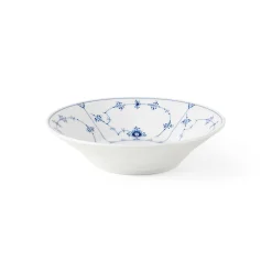 Musselmalet Riflet dyb tallerken, 21 cm