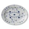 Musselmalet Riflet fad, 30,5 cm