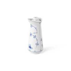 Musselmalet Riflet olie- og eddikeflaske, 13,5 cm