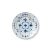 Musselmalet Riflet tallerken, 17 cm
