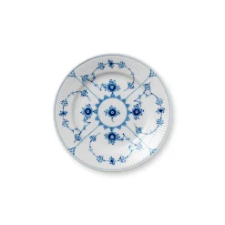 Musselmalet Riflet tallerken, 17 cm