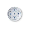 Musselmalet Riflet tallerken coupe, 15 cm