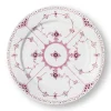 Purpur Musselmalet Halvblonde tallerken, 27 cm