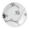 Sort Mega Riflet tallerken, decoration 2, 27 cm