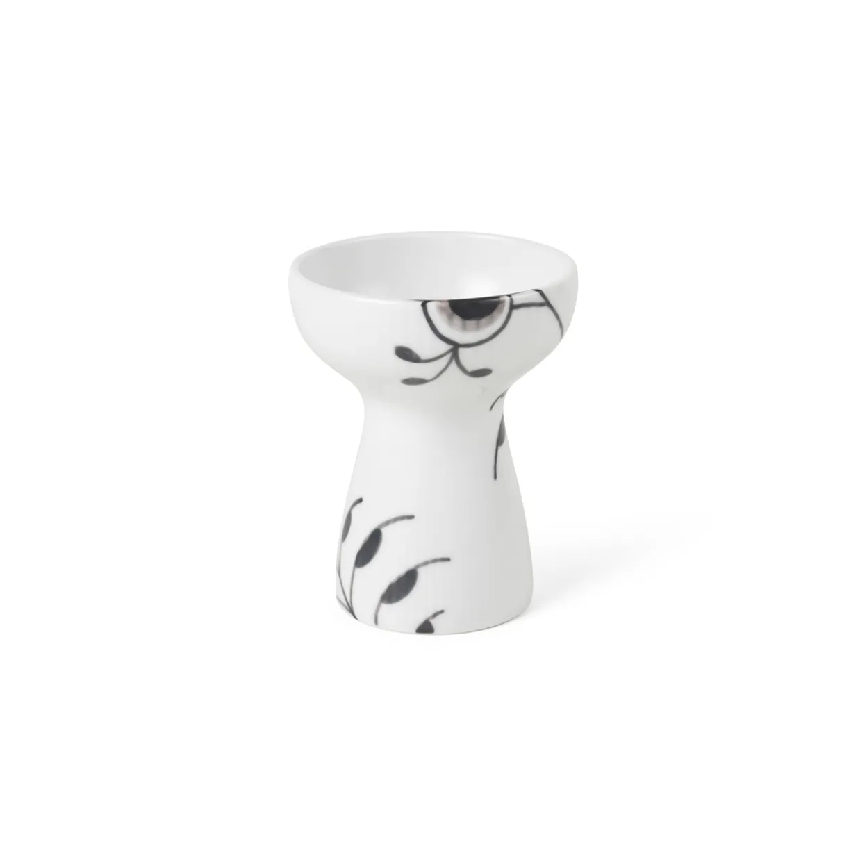Sort Mega Riflet vase, 11 cm