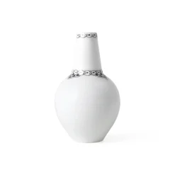 Sort Riflet Blonde vase, 15 cm