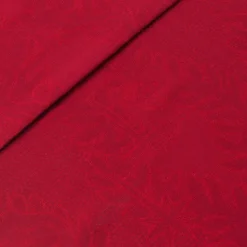 Stjerne Riflet Jul dug, rød, 145 x 320 cm