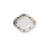 Stjerne Riflet Jul fad, 17,5 cm
