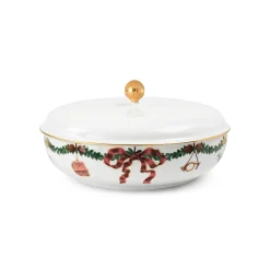 Stjerne Riflet Jul Fad, 34 cm
