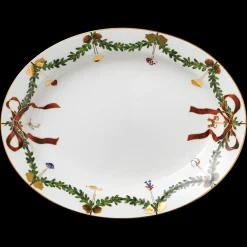 Stjerne Riflet Jul fad, 37 cm