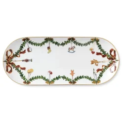 Stjerne Riflet Jul fad, 39 cm