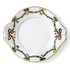 Stjerne Riflet Jul fad, 27 cm
