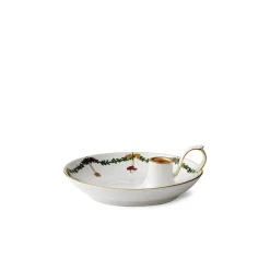 Stjerne Riflet Jul lysestage, 17,5 cm
